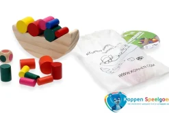 Balanceer maanspel, hout