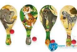 Batje met bal wilde dieren, hout