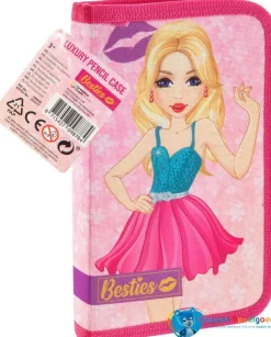 Besties luxe etui met notitieboekje, balpen en liniaal