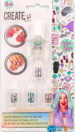 Create it! Nail art zeemeermin, 6+