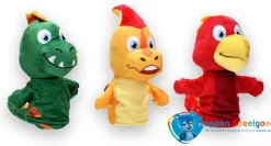 Dino handpop, pluche