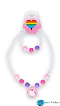 Eenhoorn halsketting en armband
