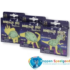 Glow in the dark dino's, 6+