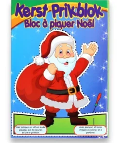 Kerstmis prikblok incl. prikpen