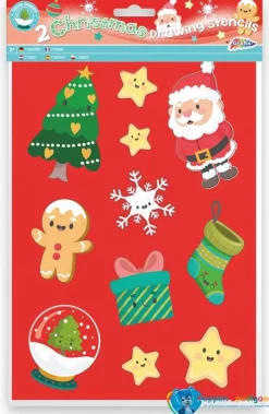 2 Kerstmis stencils