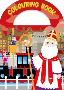 Kleur- en stickerboekje Sint