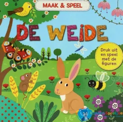 Maak- en speel boekjes de weide