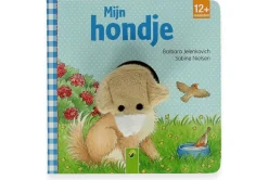 Mijn hondje, boek met vingerpop, 12m+