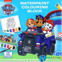 Paw Patrol waterverfblok incl. verf en penseel