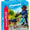 PLAYMOBIL Politie agent met speurhond, 4+