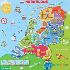 Puzzel Nederland 14 stukjes, hout
