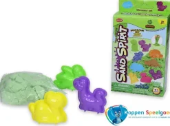 Speelzand dino met 3 vormen: inhoud 150 gram zand