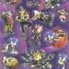 Stickervel Sonic glitter
