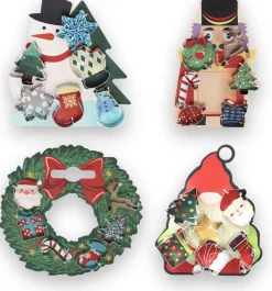 Uitsteekvormen Kerstmis, 6 delig