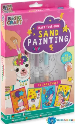 Zand stickerset lama